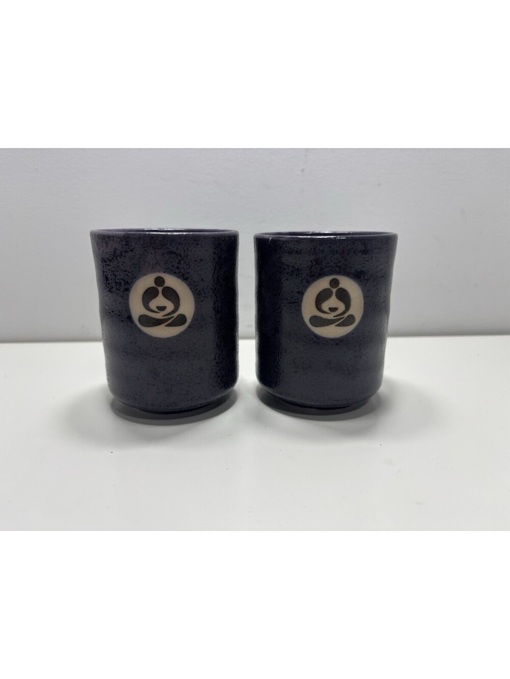 Teavana Japanese Fine Porcelain Tea Cups 3.5” Set of 2 Japan